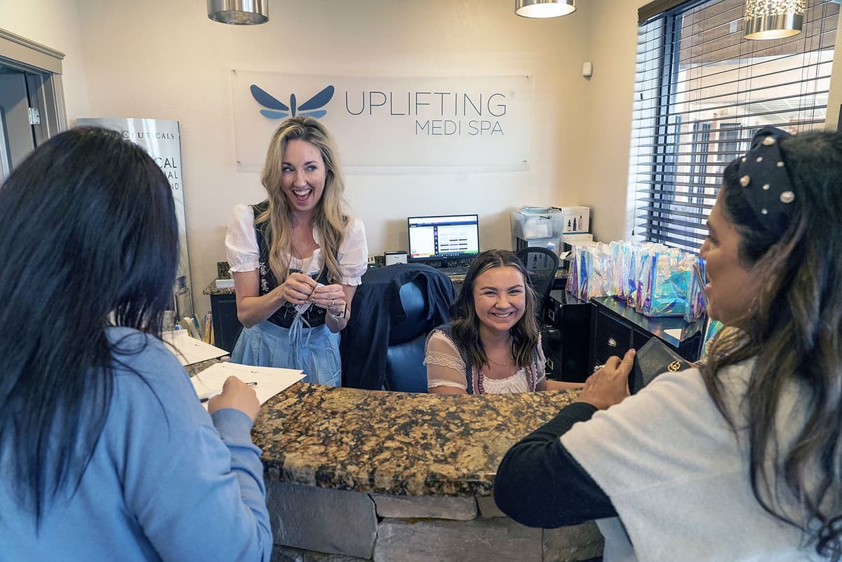 Front Desk at Uplifting Medi Spa