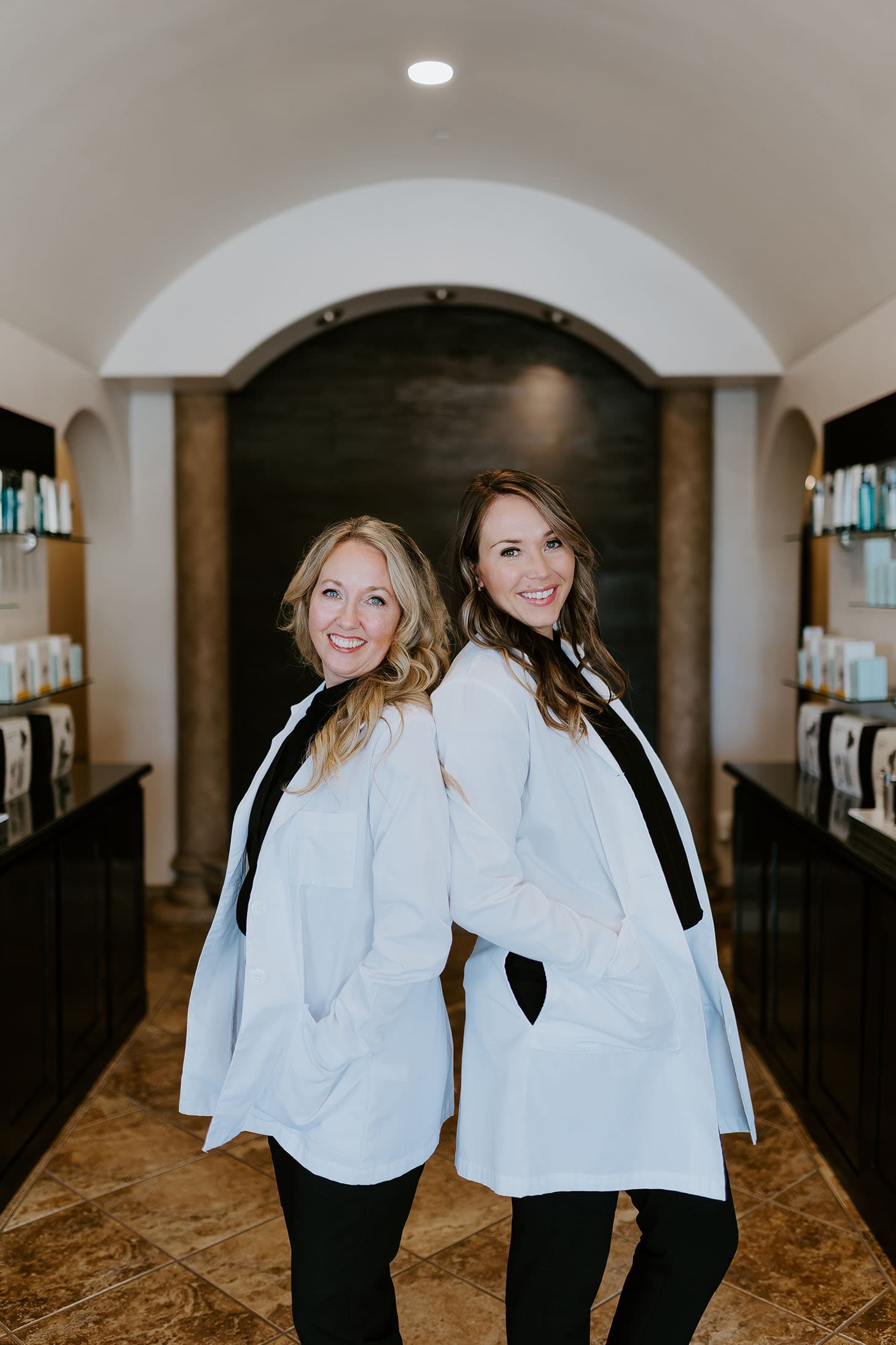 Uplifting Medi Spa providers with a client