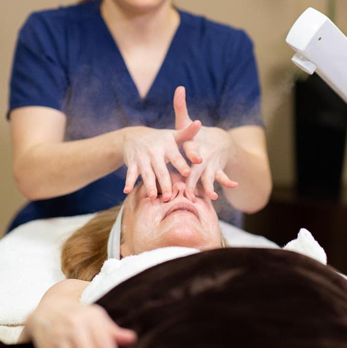 Spa facial treatment at Uplifting Medi Spa